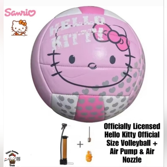 Hello Kitty Other - EXCLUSIVE - Hello Kitty Officially Licensed Volleyball with Air Pump